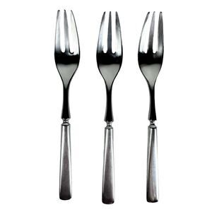 Dansk ANVIL IHQ Japan vintage 1980s Stainless Satin SALAD FORKS-6 7/8”-Set of 3